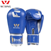 Gants de boxe en gros à fermeture auto-agrippante pour l'entraînement de Muay Thai, Wushu et Sanda