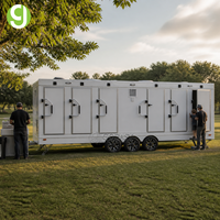 Goeasy 2026 Food Van Intérieur Luxe 6 Compartiments Remorque Sanitaire à Vendre