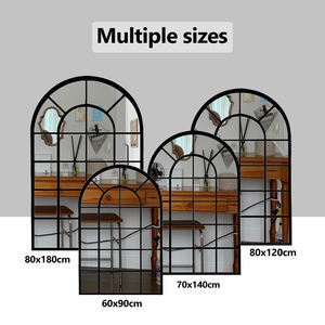 <span class=keywords><strong>Espejo</strong></span> de <span class=keywords><strong>ventana</strong></span> decorativo personalizado enmarcado de Metal muebles de sala de estar modernos forma arqueada <span class=keywords><strong>espejo</strong></span> arqueado para colgar en la pared - Product Image 5