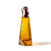 Flacon de parfum de luxe en verre ambré de créateur 30ml 50ml 100ml – Flacon de parfum fantaisie pour homme avec pulvérisateur à pompe et bouchon hermétique