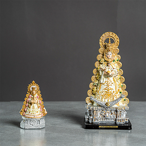 Figura de Resina del Arcángel Miguel, Pequeña Figura Abstracta de Ángel Católico, Estatua Religiosa Personalizada - Product Image 3