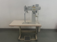 Machine à coudre HUAMEI Mini, à aiguille simple, à colonne haute, pour cuir, avec formation de point de verrouillage, moteur et composants principaux