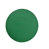Disque abrasif en film polyester vert 150mm 6 trous 600 grains disque de papier sablé pour métal/bois/peinture de voiture
