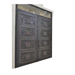 Factory Sale Various Wrought Iron Front Doors Main Door Iron Gate Design Thermal Break - Product Image 1
