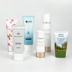 Kunden spezifischer Druck Kunststoff Make-up Kosmetik Verpackungs röhrchen für BB CC Körper lotion Hand creme Augen creme Sonnenschutz massage flüssigkeit