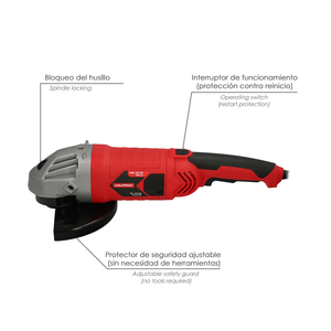 Smerigliatrice angolare da 2.400 Watt. O/ 230 mm. 6.500 giri al minuto. - Product Image 4