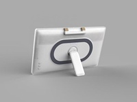 Moniteur tactile portable 23,8 pouces 1080p Android 14 avec certification Google EDLA, caméra et support pivotant réglable