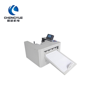 Machine à plier et perforer le papier à grande vitesse entièrement automatique avec écran tactile 335 mm pour carton et papier A4 - Product Image 3