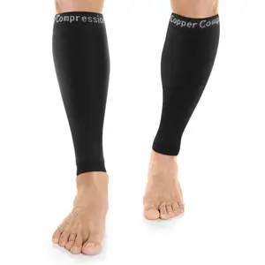 Haute qualité sport basket-ball élastique compression veau soutien manches