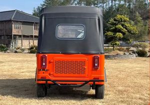 Lungo raggio elettrico triciclo passeggeri 3 ruote Bajaj Tuk Tuk Auto risciò 4 posti batteria sospensioni completamente indipendenti - Product Image 5