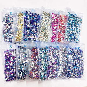 Hoge Kwaliteit Platte Achterkant Glas Crystal Diamant Steentjes Niet-Hotfix Groothandel Voor Kleding Accessoires - Product Image 1