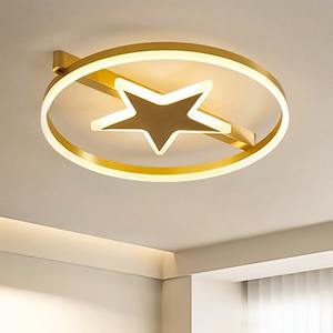 Lámpara de Dormitorio de Estilo Moderno, Minimalista, Cálida y Romántica, de Cobre, de Espectro Completo, para Dormitorio Principal - Product Image 1