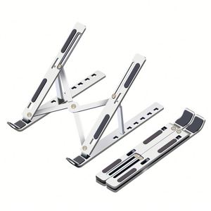 X619free Sample Portable Metal Laptop <b>Stand</b> Aluminium Alloy Adjustable Height <b>Desk</b> Laptop <b>Computers</b> Standing Foldable - Product Image 4
