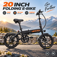 Vélo de montagne électrique pliable de 20 pouces pour adultes, moteur central, batterie au lithium 36V, cadre en acier à haute teneur en carbone, moteur sans balais, >60 km