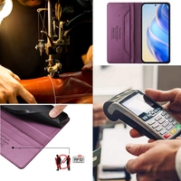 Étui portefeuille à rabat en cuir PU avec porte-carte de crédit étui de couverture de téléphone pour Huawei Honor Smart 200 5G X8 X6 Pura 70 Ultra 70 Pro
