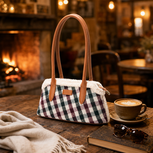 Bolso Tipo Dumpling Casual Retro Portátil de Moda con Lentejuelas Impermeable para Mujer, Invierno 2025, Versátil, Geométrico, Colorido - Product Image 1