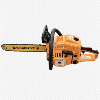 Tronçonneuse à essence professionnelle 56,4 cm³ W9071 3,2 kW, coupe-bois robuste