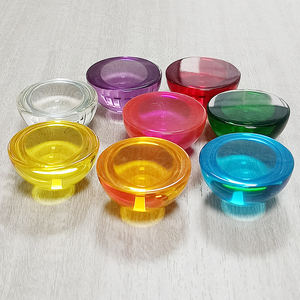 Acrylic Colored Hemisphere Resin Half Round <b>Ball</b> Paper <b>Weight</b> - Product Image 2