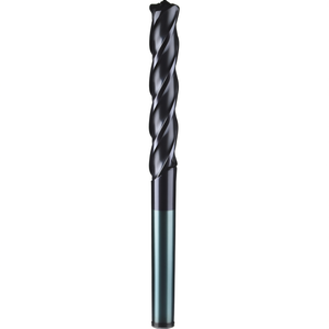Fraise à queue en carbure standard TA1410, revêtement Nano TiAlN, hélice à 30 degrés, série extra longue, 4 cannelures - Product Image 2
