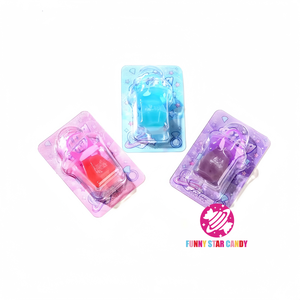 Dulces Sweet Fruit Flavor <strong>Ring</strong> <strong>Pop</strong> Toys Lollipop Multi Color Diamond Shape Hard Candy - Product Image 5