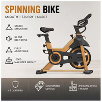 Vélo d'exercice d'intérieur Zhuobu professionnel avec cadre en acier, capacité de charge maximale de 120 kg, fonctionnement silencieux