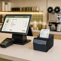Imprimante thermique de reçus de caisse de bureau 80 mm de haute qualité avec coupe-papier intégré