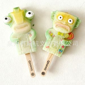 แม่เหล็กติดตู้เย็นรูปไอศกรีม Qihang Q-Version น่ารัก รูปทรงไอศกรีมฤดูร้อน ของตกแต่งสำหรับตู้เย็น - Product Image 2