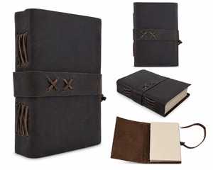 Genuine <b>Leather</b> Soft Cover Journal <b>Notebook</b> Handmade Vintage Writing Diary <b>Refillable</b> Travel <b>Notebook</b> Manufacturer Exporter - Product Image 2