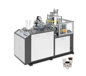 Fully Automated Small Cost Coffee Lid Box Packing Spare Parts Paper Cup Making Machine