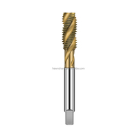 Tarauds machine HSS outils de filetage de taraud en acier au tungstène ensemble de tarauds à vis en spirale pour filetage en acier inoxydable