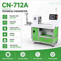 Máquina de Empalme Circular Automática Ultrasónica CN-712A de CNCO, Máquina de Unión Redonda para Cinturillas Elásticas, Máquina de Unión sin Costuras