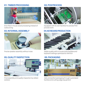 OEM MAYGA MP-100 Modèle 88 touches, 200 voix, 100 rythmes, 60 chansons Deomo, <span class=keywords><strong>piano</strong></span> électrique en plastique avec 4 haut-parleurs et support en U - Product Image 6