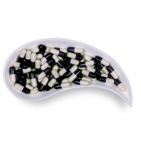 Capsules vides HPMC personnalisées OEM, de qualité végétarienne, noires, halal, séparées, couleur personnalisable