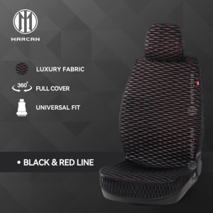 Housse de siège de voiture en tissu de luxe Marcan ARMADA PLUS, universelle, coussin de siège auto multicolores pour Toyota Honda Mercedes Benz - Product Image 4