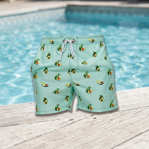 <b>Men's</b> Casual Summer Microfiber Board Shorts Quick-Dry Beach Swim <b>Trunks</b> Sublimation Mid Waterproof Anti-Wrinkle Breathable - Product Image 3