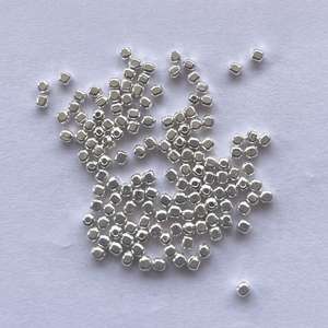 Perles carrées lisses faites à la main en argent sterling 925 de 2x3mm, plaquées or 18 carats, avec grandes ouvertures pour la création de bijoux DIY - Product Image 3