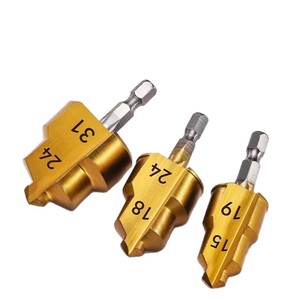 Yiduo Metric <b>Step</b> <b>Drill</b> Bits Hex Shank TiCN Coated For PPR Pipe Drilling Tools - Product Image 1
