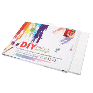 Kit <span class=keywords><strong>de</strong></span> <span class=keywords><strong>Pintura</strong></span> DIY FOSKA, 3 Pinceles <span class=keywords><strong>de</strong></span> Diferentes Tamaños, Lienzo Enmarcado, <span class=keywords><strong>Pintura</strong></span> por Números para <span class=keywords><strong>Adultos</strong></span>, Empacado en una Caja <span class=keywords><strong>de</strong></span> Regalo - Product Image 6