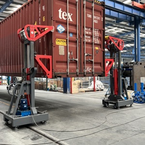 Container bốc dỡ hàng hóa nâng nền tảng, container điện thủy lực nâng hệ thống - Product Image 3