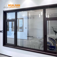 Puertas y Ventanas de Aluminio con Acabado, Aislamiento Duradero, Perfil de Aluminio, Suministro al por Mayor