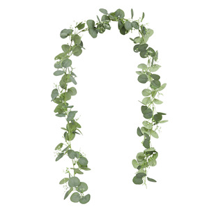 Bạc đô la bạch đàn lá handmade 3D, giả lá dây leo cây cho đám cưới tường bảng bên nhà Lò Sưởi phòng ngủ trang trí nội thất - Product Image 1