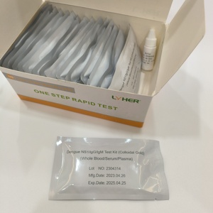 Kit de Prueba Rápida de Antígeno NS1 para <span class=keywords><strong>Dengue</strong></span>, Cassette de Oro Coloidal para la Detección de <span class=keywords><strong>Dengue</strong></span> - Product Image 3