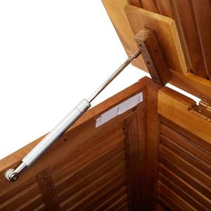 Forziere <span class=keywords><strong>da</strong></span> <span class=keywords><strong>giardino</strong></span> funge <span class=keywords><strong>da</strong></span> panca e <span class=keywords><strong>contenitore</strong></span> per qualsiasi utensile, scatola per cuscini con borsa impermeabile, legno massiccio di Acacia, 150*80*75cm - Product Image 4