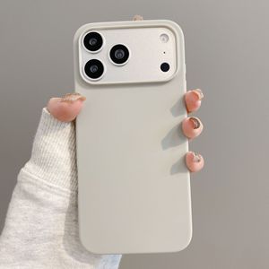 Coques de téléphone en silicone TPU mat pour iPhone 16 Pro Max 17 Air, coque arrière de couleur unie pour iPhone 17 Pro Max, accessoires - Product Image 3