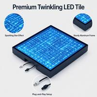 Panneau de sol LED à texture marbre 3D, étanche IP67, RGB, haute résistance, pour éclairage architectural extérieur d'hôtels et de places publiques