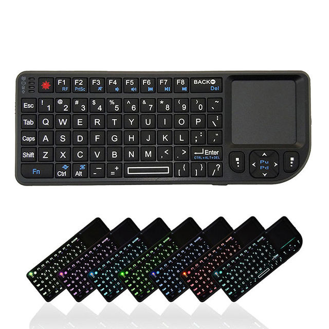 2.4GHz Mini Wireless Keyboard USB Computer Touchpad Handheld Keyboard Driver Free