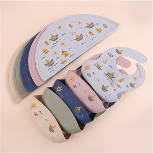 حصيرة طاولة سيليكون للأطفال حديثي الولادة, تصميم جديد رائج 2 طقم خفيف الوزن سهل المسح ومسح نظيف - Product Image 1