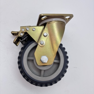 4 5 6 8 Polegada Heavy Duty PP Universal Rodízio Bloqueio Rodízio Rodas para Equipamentos Recipiente - Product Image 5