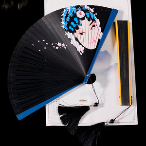 Éventail pliant unisexe en bambou sculpté ajouré, style chinois et japonais ancien, écologique, à faire soi-même - Product Image 5