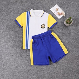 Fabricants d'uniformes Vente en gros 100% coton Uniformes internationaux Sports personnalisés Garçons Filles <span class=keywords><strong>Uniforme</strong></span> scolaire américain en deux pièces - Product Image 6